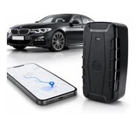 TKMARS Traceur GPS Voiture Magnétique 20000mAh, Tracker GPS sans Abonnement, Suivi Temps Réel, GPS Antivol IP65 pour Voiture Moto Camion Bateau(4GTK918)