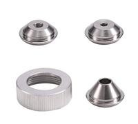TKOWTB Lot de 3 embouts à orifice pour pulvérisateur de texture, collier fileté pour machine à trémie Wal-Board Texture-Pro 200