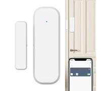Tktouci Détecteur de Porte,Alerte Magnétique sans Fil Wi-FI | Détecteur d'Ouverture de Porte sans Fil en Temps Réel - pour Notification De Sécurité pour Maison Pièce Commerce Entrée Intérieur