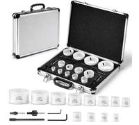 TLGREEN M42 Scie Cloche Bi-métal 18PCS, Coffret de Scie Trépan 19-83mm