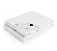 TLGREEN Surmatelas Chauffant 1 Place, 100W, 150x80 cm 6 Niveaux Température | avec D'arrêt Automatique et Protection Contre la Surchauffe, Lavable en Machine, sous-Couverture Électrique