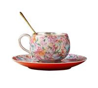 TLMDXTEU Tasse à thé et Soucoupe Ensemble de tasses à café for le thé l'après-midi for la maison pour Cappuccino Latte Café