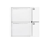 Siedle Siedle&Söhne Module à boutons blanc TM 612-2 W Quantité:1