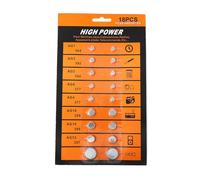 Tmboryuu 18 Piles alcalines AG1 / LR621 AG3 / LR41 pour Montre | AG1 364 AG3 392 AG4 377 AG10 389 AG13 357 Kits de piles pour montres électroniques calculatrices d ' horloge