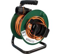 TME NV7-25RL - Rallonge, fiche coudée à contact de protection - prise femelle,