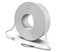 TMEZON Câble d'interphone Video 4fils 15M, Câble d'extension Rallonges électriques Couleur AWG24/0.3mm² pour interphone/intercom vidéo Porte système, Moniteur et Sonnette,Video doorphone