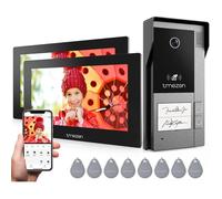 TMEZON M790 Visiophone sans Fil 2 Familles, Interphone Vidéo Connecté avec Moniteurs Tactiles