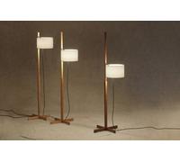 TMM lampadaire chêne naturel / Beige Santa & Cole - TMMSA10