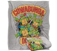 TMNT Cowabunga Dude Plaid Ultra Doux au Toucher Soyeux - 152 x 127 cm