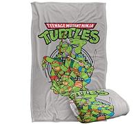 TMNT TMNT Group Plaid Ultra Doux au Toucher Soyeux - 91 x 147 cm