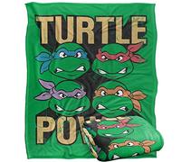 TMNT Turtle Power Plaid Ultra Doux au Toucher Soyeux - 152 x 127 cm