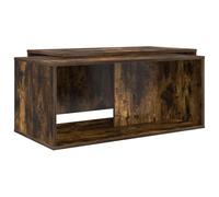 Tmriohed Lot de 2 tables basses en chêne fumé | Table d'appoint moderne duo pour le salon. Les tables rectangulaires offrent des possibilités de rangement flexibles.