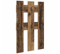 Tmriohed Porte-manteau mural avec étagère aspect bois vieilli 65 x 3 x 100 | Panneau mural pratique pour l'entrée et le couloir avec étagères intégrées pour plus d'ordre à la hauteur du mur.