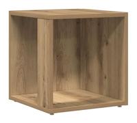 Tmriohed Table d'appoint en chêne Artisan - 33 x 33 x 34 cm - Petite table basse et armoire d'angle pour salon, table de chevet robuste, table de téléphone et tabouret à fleurs