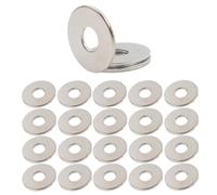 TMTGTS Lot de 50 rondelles plates M2 x 5 x 0,3 mm, rondelles plates, rondelles à ressort, rondelles de carrosserie, rondelles garde-boue
