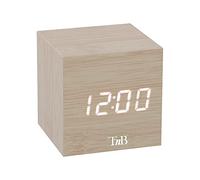 TNB JOY - Réveil LED 3 alarmes - effet bois Bois G
