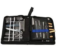 Tnfeeon 46 pièces Outils de Sculpture Culinaire, Kit Professionnel pour Dé et Garniture de Fruits, Légumes, Charcuterie et Citrouille