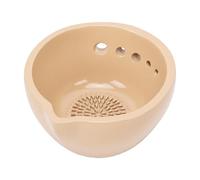 Tnfeeon Bol Râpe à Ail, Base de Broyage 2 en 1, Décapant les Feuilles, Matériau en Résine, Passe au Lave-vaisselle pour les Cuisiniers à Domicile, Retrait Effort des Tiges, Salade, Soupe, Ragoût, (5