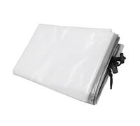 Tnfeeon Couverture Végétale Transparente en PE, Sac d'abri pour Plantes d'hiver Imperméable à la Pluie avec Isolation Thermique, Couverture de Film Haute Transparence pour Rosiers 'extérieur,