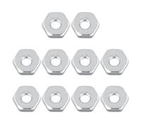 Tnfeeon Écrous Hexagonaux de Barre de Guidage de Tronçonneuse, écrous de Verrouillage de Couvercle de Pignon en Acier Inoxydable, Paquet de 10 Pièces de Rechange de 8 Mm pour l'entretien de la