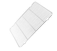 Tnfeeon Grille de Refroidissement en Acier Inoxydable 304 pour Four à Rôtir, Grille Métallique pour Cuisiniers à Domicile, Convient pour une Demi-plaque de Cuisson avec Pieds Surélevés de 0,6 Pouce,