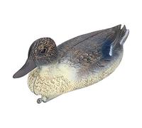 Tnfeeon Ornement de Canard d'étang de Jardin, Statue de Canard en Plastique, Décoration Réaliste pour étang à Poissons, 34,5x13 Cm, Idéal pour Les Espaces Extérieurs