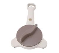 Tnfeeon Ouvre-bocal, Ouvre-bouteille 4 en 1 en Acier Inoxydable avec 3 Pinces Antidérapantes, Pince à Couvercle Rotative et Tire-bouchon, Outil de Cuisine 12,5 X 24 Cm pour Usage Domestique des