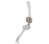 Tnfeeon Ouvre-châtaigne, Casse-noix en Alliage d'aluminium avec Conception Permettant d'économiser du Travail, Pince à Noyer Compacte de 18 X 5,5 Cm pour Noisettes, Pique-niques, Voyages en Cuisine,