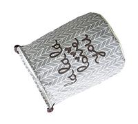 Tnfeeon Panier de Rangement pour Jouets en Coton et Lin, Panier à Linge Pliable 40 X 40 X 50 Cm, Rond avec Poignées, Poubelle Pliable Autoportante pour Chambre à Coucher, Salle de Bain, Dortoir,