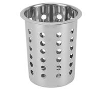 Tnfeeon Porte-ustensiles de Cuisine, Organiseur à 3 Compartiments avec Base Rotative Lisse à 360°, Grande capacité, Rangement sur Comptoir en Acier Inoxydable 201 pour les Cuisiniers à Domicile,