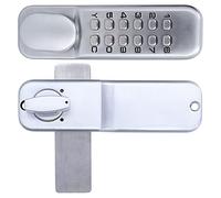 Tnfeeon Serrure à Combinaison Mécanique, Serrure à Codes Antivol avec Construction Antirouille en Alliage de Zinc pour Porte Bidirectionnelle, Porte en Verre, en Bois, Utilisation