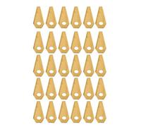 Tnfeeon Tondeuse Robot Pièces de Rechange Lames 30PCS Revêtement Titane | Fraises tranchantes en acier inoxydable pour la série Indego, Kit de tondeuse à gazon à montage à vis, finition dorée