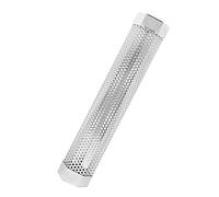 Tnfeeon Tuyau fumé pour Barbecue Hexagonal, Tube fumé avec Brosse et Crochet pour Fumer à Chaud et à Froid la Viande, le Fromage et les Légumes Tuyau de Barbecue Hexagonal en Acier Inoxydable de 12