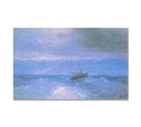 TNGHHSGA Caucase Vu De MerIvan Aivazovsky Tableau Mer sur Toile, Décoration Murale Classique80x128m Sans cadre