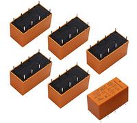 Tnisesm /6 pcs Bobine DPDT PCB Relais d'alimentation DC 3 V 8 broches Mini relais d'alimentation PCB Relais HK19F-8P-3V