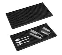 TNSLAND 2 tapis, 30 x 15 cm d'égouttement pour vaisselle Résistant à la chaleur Antidérapant Pour bar, club, cuisine, restaurant, café