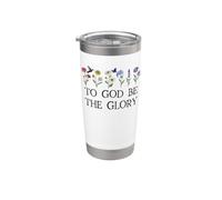 To God Be the Glory Christian Bible Verse Give God the Glory Gobelet isotherme en acier inoxydable double paroi