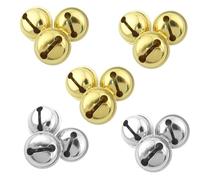 TOAOB 30 Pièces Grelots Clochettes 22mm Clochette Grelot Or Argenté