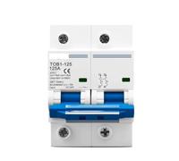 TOB1-125 disjoncteur Miniature AC MCB 2P 80A 100A 125A 220V 400V ~ 50Hz/60Hz, interrupteur 10kA(80A)