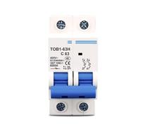 TOB1-63 2P 16A 400V ~ 50HZ/60HZ disjoncteur AC MCB disjoncteur de sécurité type C 1 pièces(6A)
