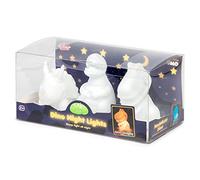 Tobar Dinosaure Lot de 3 Lampes de Nuit LED à Changement de Couleur - Multicolore