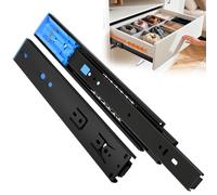 ToBeGreat Push to OpenS & Soft Close Glissière Pour Tiroir Charge Lourde 450 mm, Montage Latéral, Coulisse à Billes Silencieuse 45 kg - Cuisine, Bureau, Decoration Chambre 1 Paire(2 pièces)