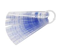 TOBEOME Jauge d'épaisseur en plastique, 0,05 mm à 3 mm, jauge de fendage métrique, 21 feuilles