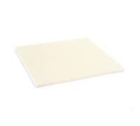 Toboli Pierre à pizza carrée en cordiérite - 330 x 330 x 10 mm - 500 °C max. - pour Four et Cuisson croustillante - Matériel de gast