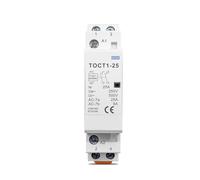 TOCT1 2P 25A 110V COIL 50/60Hz Din Rail Household AC Modular Contactor 2NO(1NO1NC,220V)