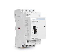 TOCT1 4P 25A 220V/230V 50/60Hz Din Rail contacteur modulaire ca domestique avec interrupteur de commande manuel 4NO ou 2NO 2NC ou 4NC(4NO)