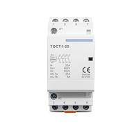 TOCT1 4P 25A 220V/230V 50/60Hz Din rail Household ac Modular contactor 4NO(220V,4NO)