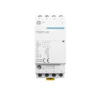TOCT1 4P 25A 220V/230V 50/60HZ Din rail Household ac Modular contactor 4NO MQXFCZUX(220V,4NO)