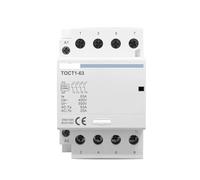 TOCT1 4P 63A 220V bobine 400V ~ 50/60Hz DIN Rail ménage AC contacteur modulaire 4NO 2NO2NC 4NC(2NO 2NC)