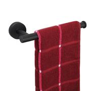 TocTen Porte-Serviette à Main/Anneau Porte-Serviette - Barre Porte-Serviette épaisse en Acier Inoxydable SUS304 de 22,9 cm, Support Mural très résistant (Noir Mat)